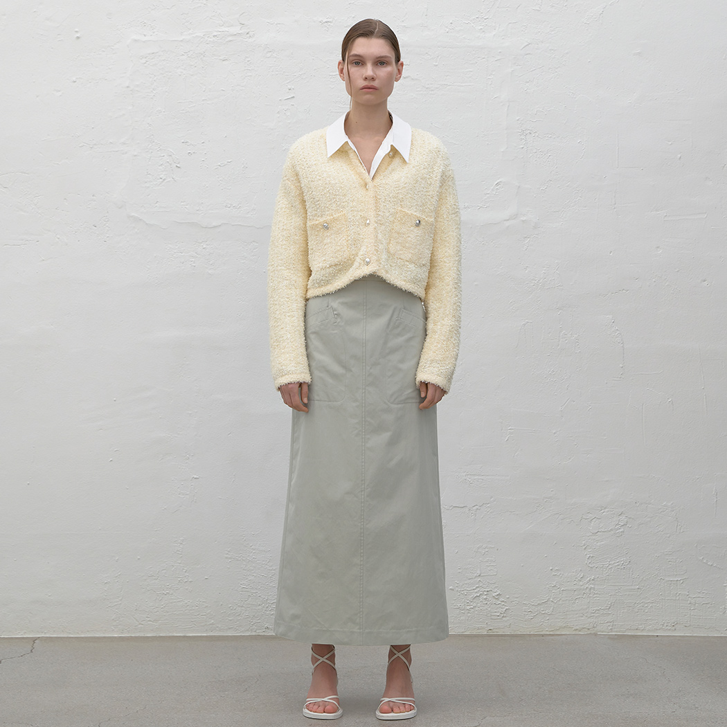 （SK-4916）BETA OUT POCKET MAXI SKIRT