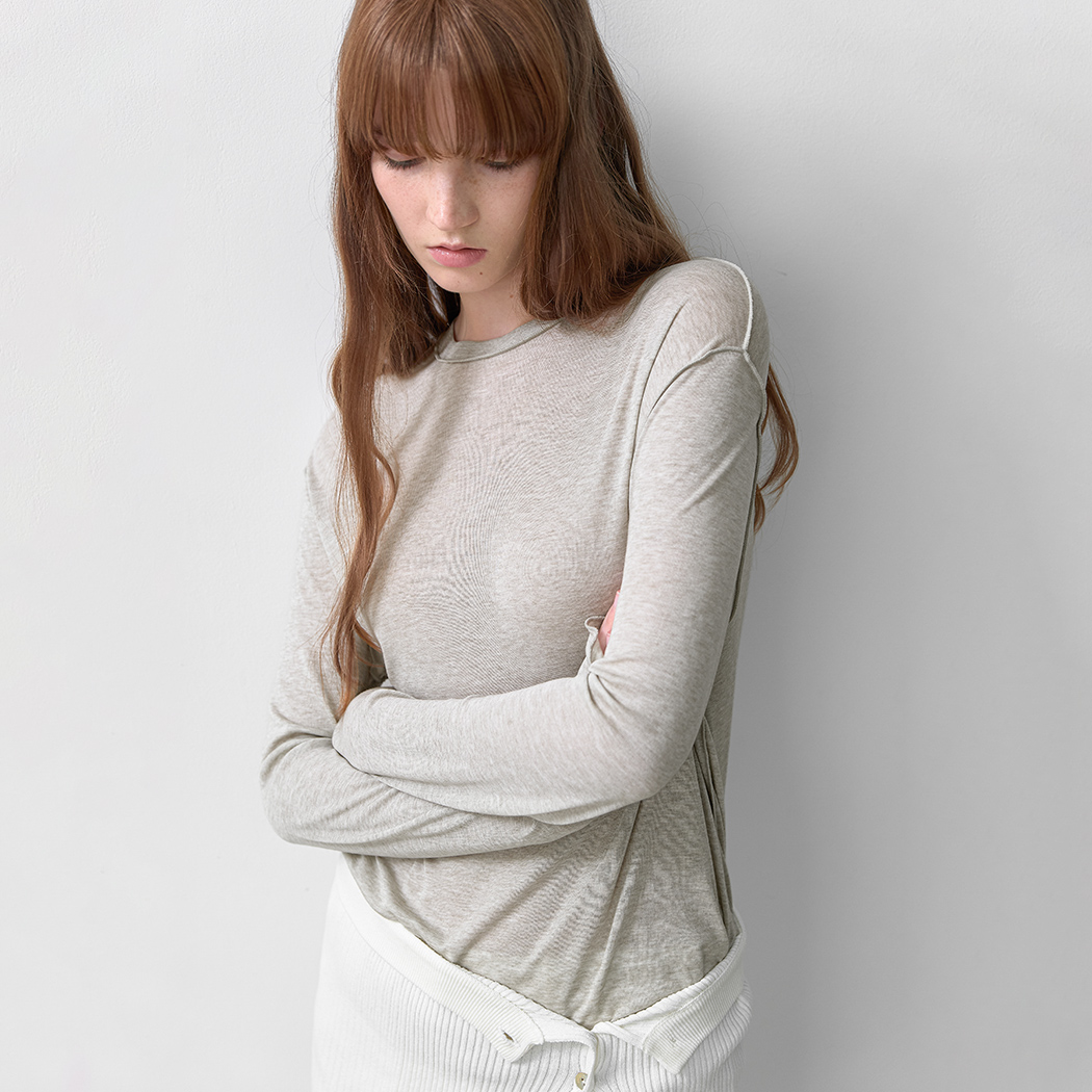 （T-7170）AN INTERLOCK LONG SLEEVE TEE