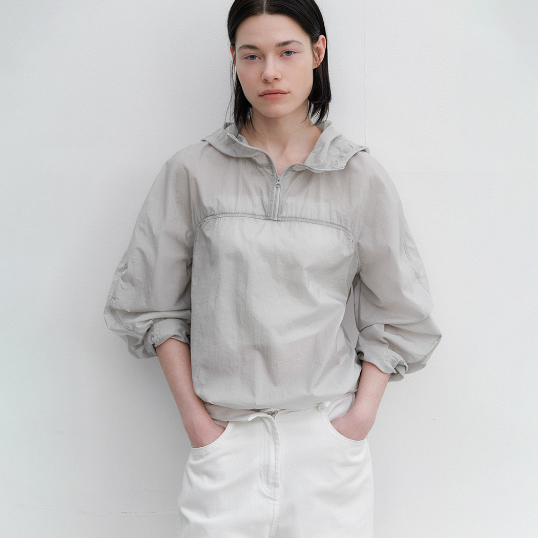 （BL-4395）AN HOODY BLOUSON BLOUSE