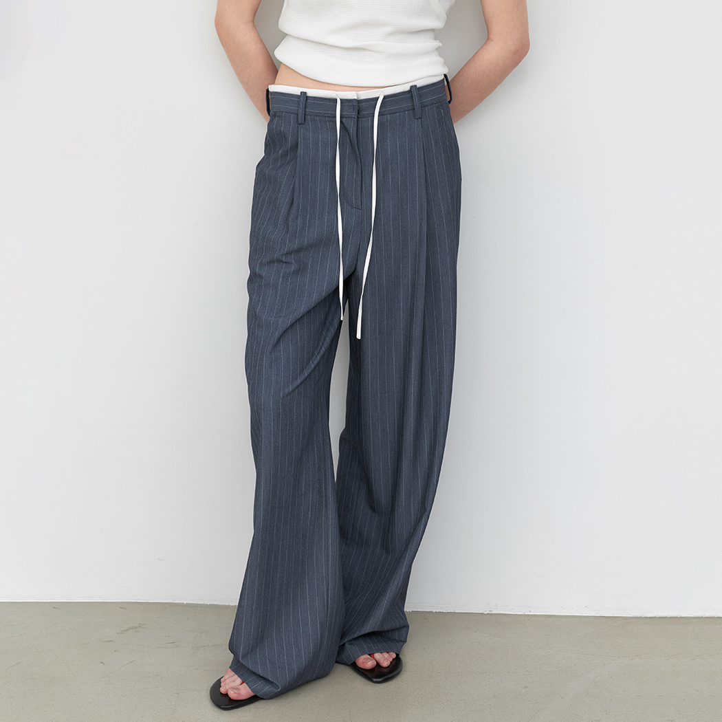 (Z-PT-5643)MIA DOUBLE WAIST STRIPE PANTS