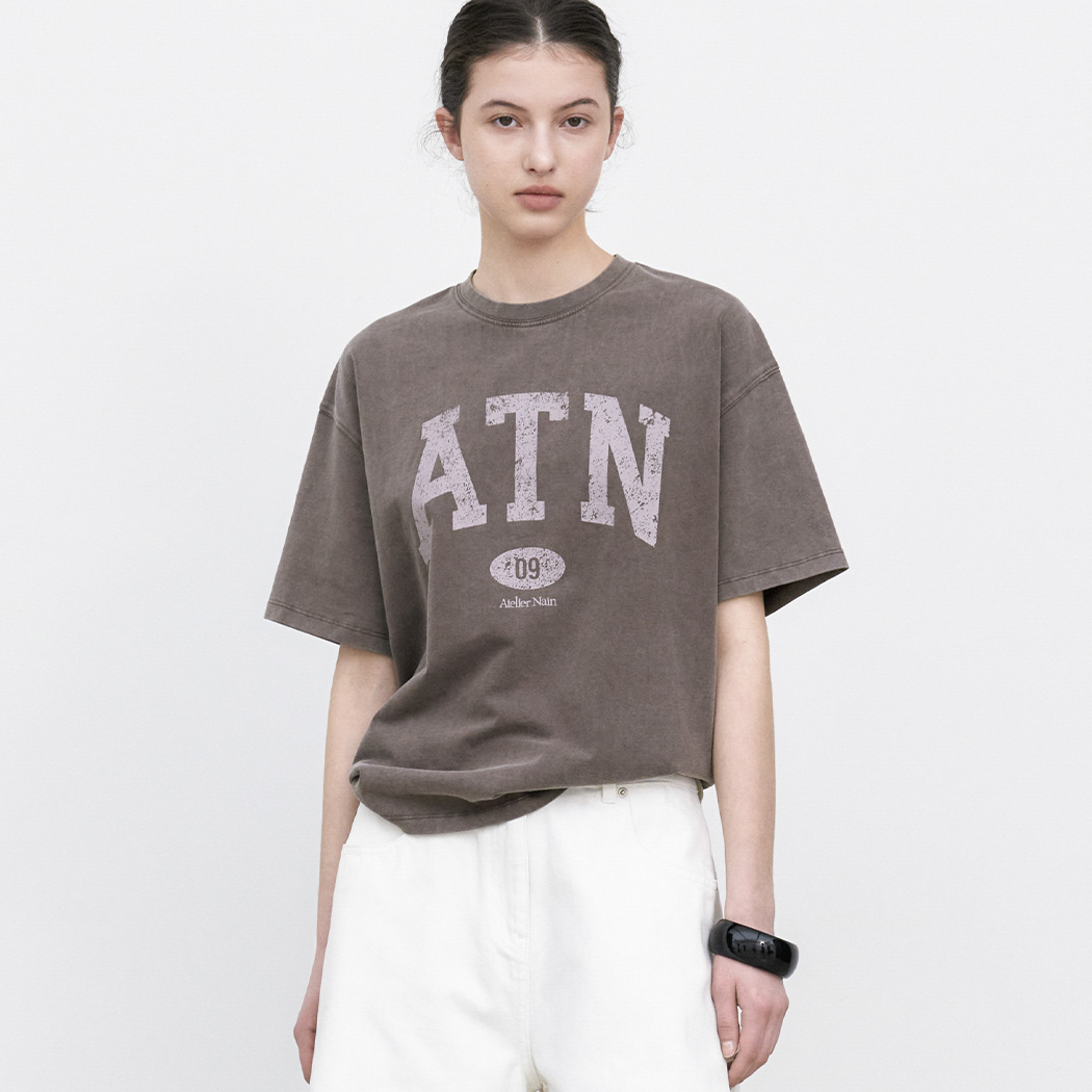 （T-7236）ATN PIGMENT BOXY TEE