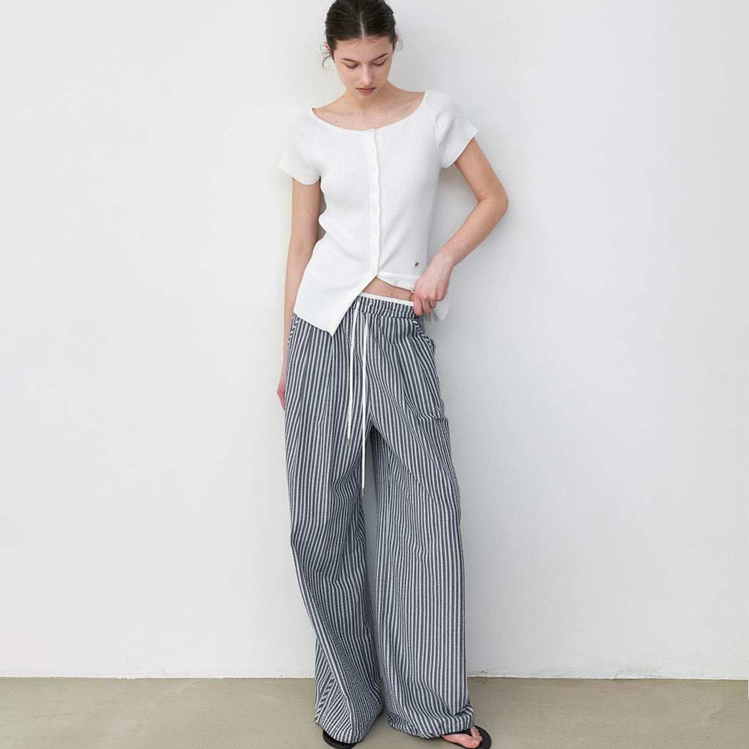 (CD-2264)CAP SLEEVE BOATNECK KNIT CARDIGAN