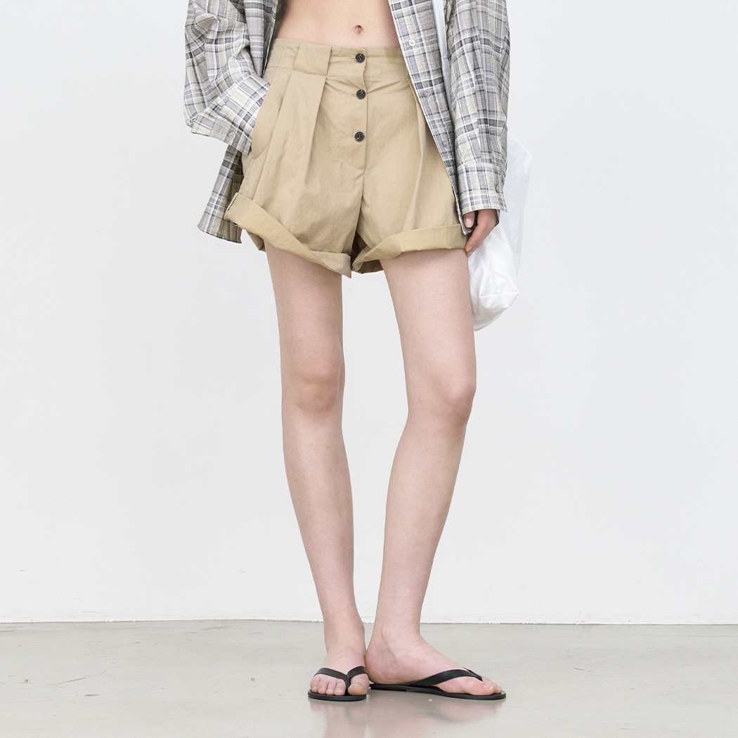 （PT-5764）ZEN LOL-UP TUCK SHORTS