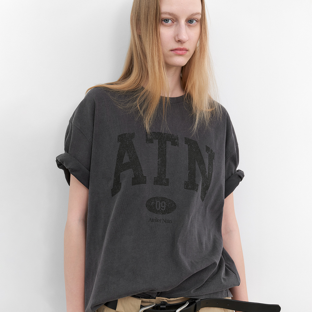 （T-7236）ATN PIGMENT BOXY TEE