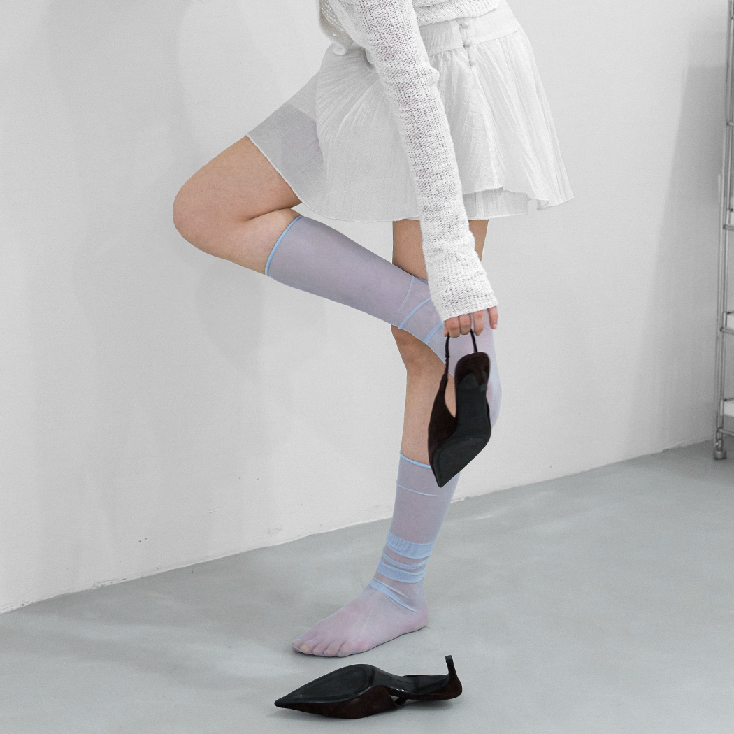 （SC-0054）SHEER KNEE SOCKS