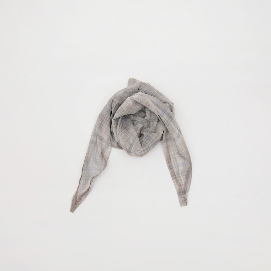 （SF-0008）SHEER CHECK SCARF