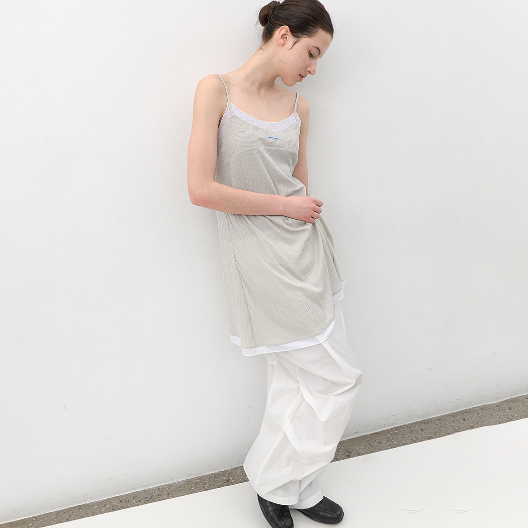 （OP-6340）AN SHEER JERSEY MINI DRESS