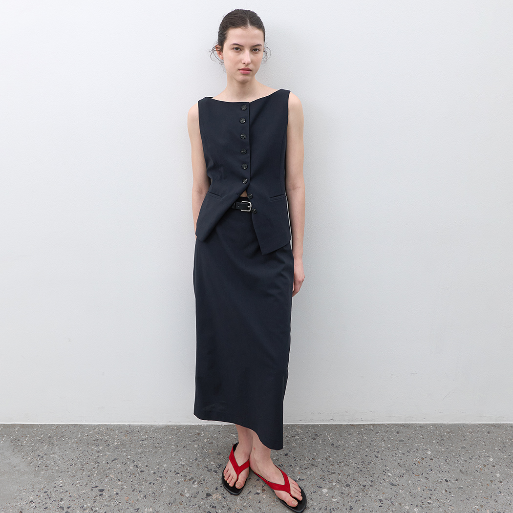 （SK-5109）DAVE SET-UP STRING MAXI SKIRT S