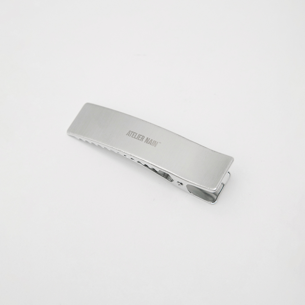 （HC-0059）ATELIER NAIN GOODS LOGO METAL HAIR CLIP