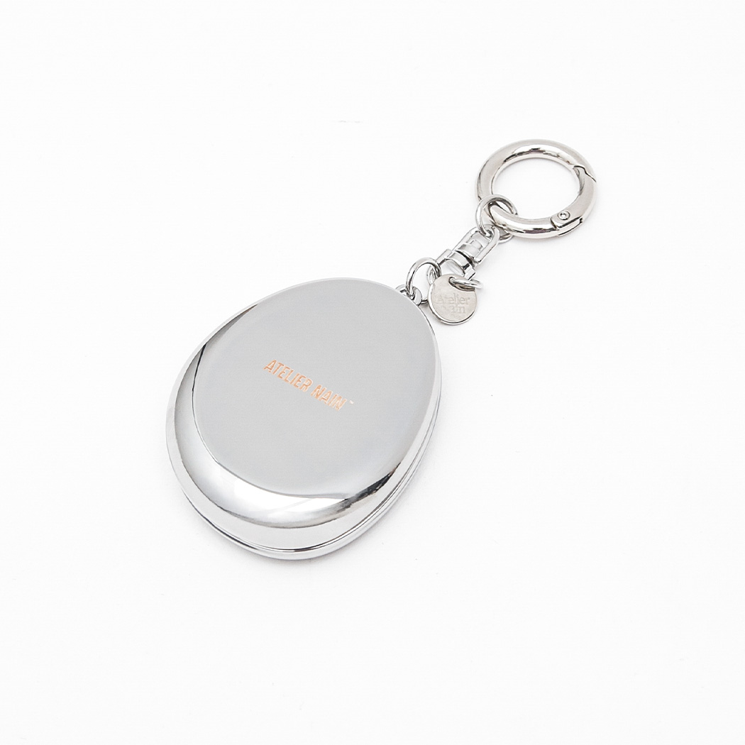 (JP-0010)ATELIER NAIN GOODS LOGO METAL MIRROR KEYRING