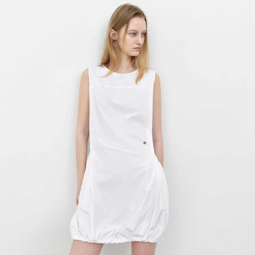 （OP-6339）YU STRING BALLOON MINI DRESS
