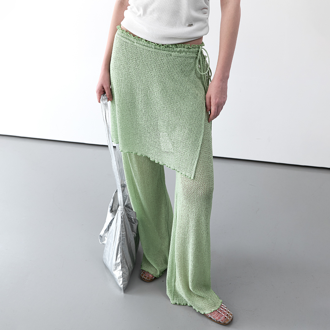 （PT-5800）AIRY WAVE COVER-UP PANTS SET UP