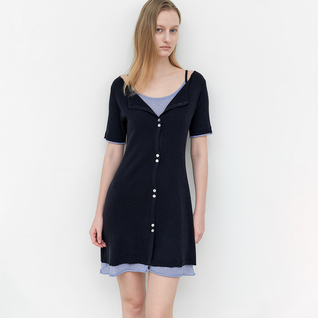 （Z-OP-6290）TALLI SUMMER KNIT DRESS