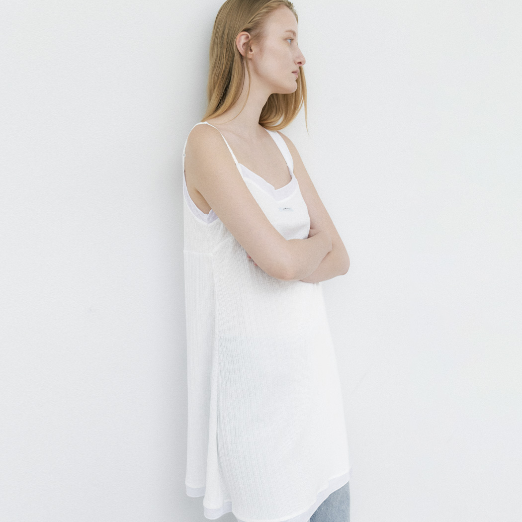 （OP-6340）AN SHEER JERSEY MINI DRESS