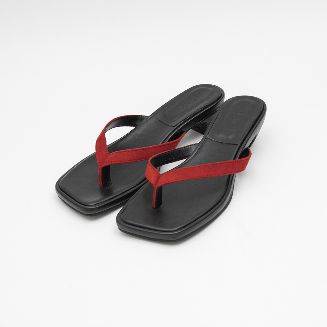 (SH-3485)SUEDE STRAP SANDAL