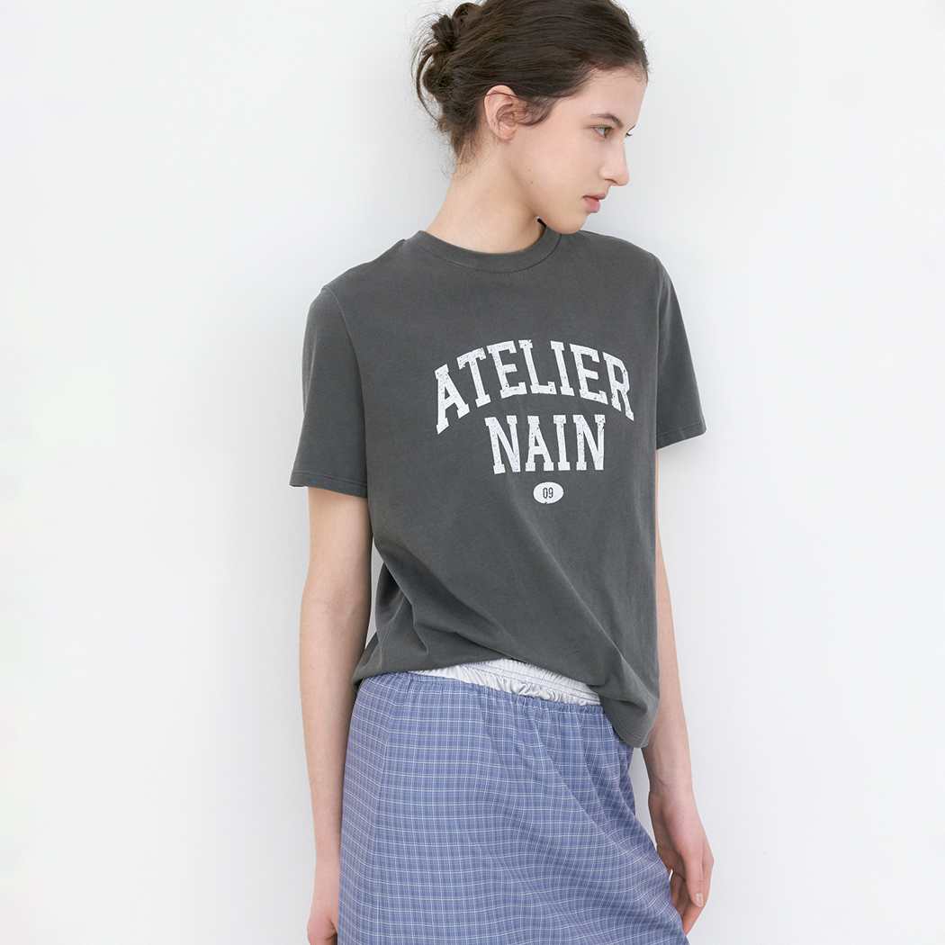 （T-7161）VINTAGE LOGO PIGMENT TEE