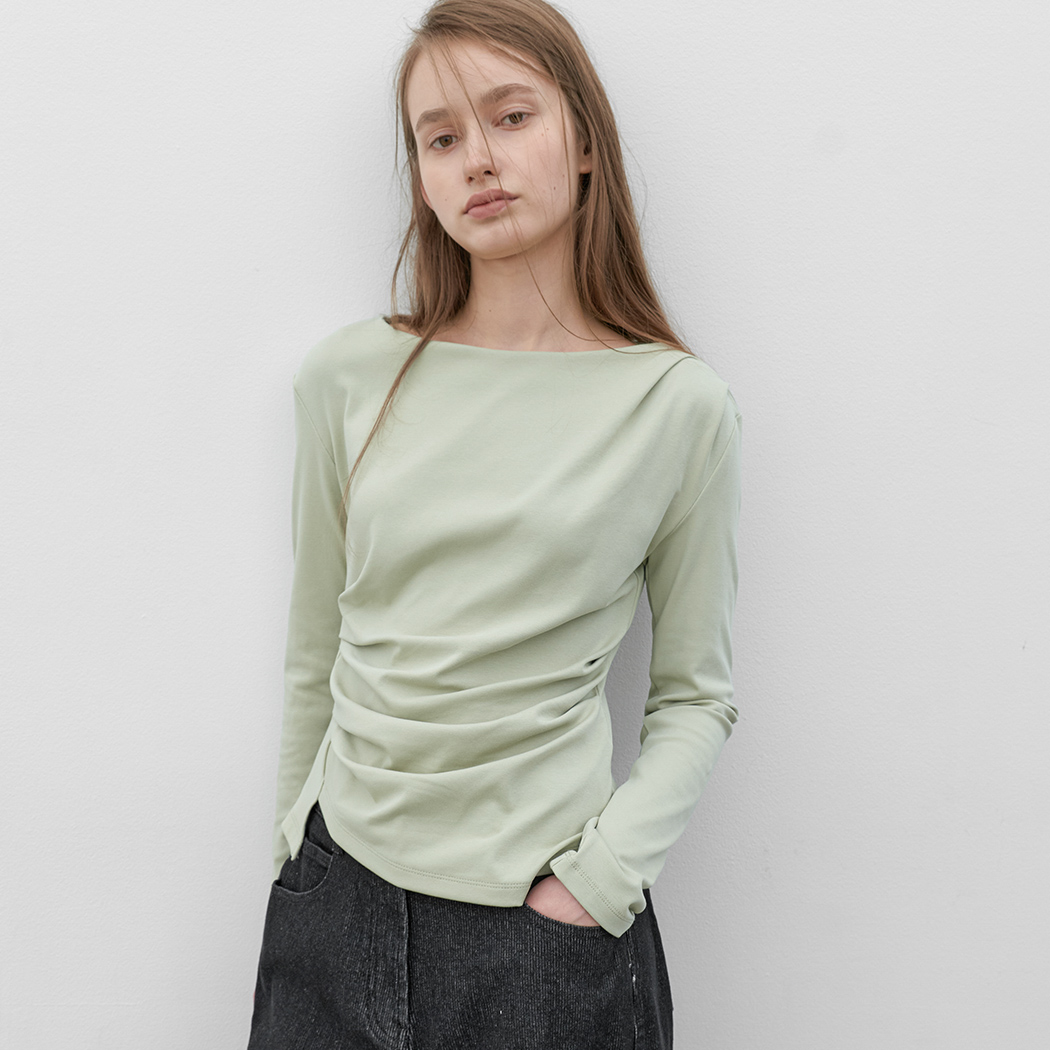 （Z-BL-4287）LOND2 WAIST TUCK BLOUSE