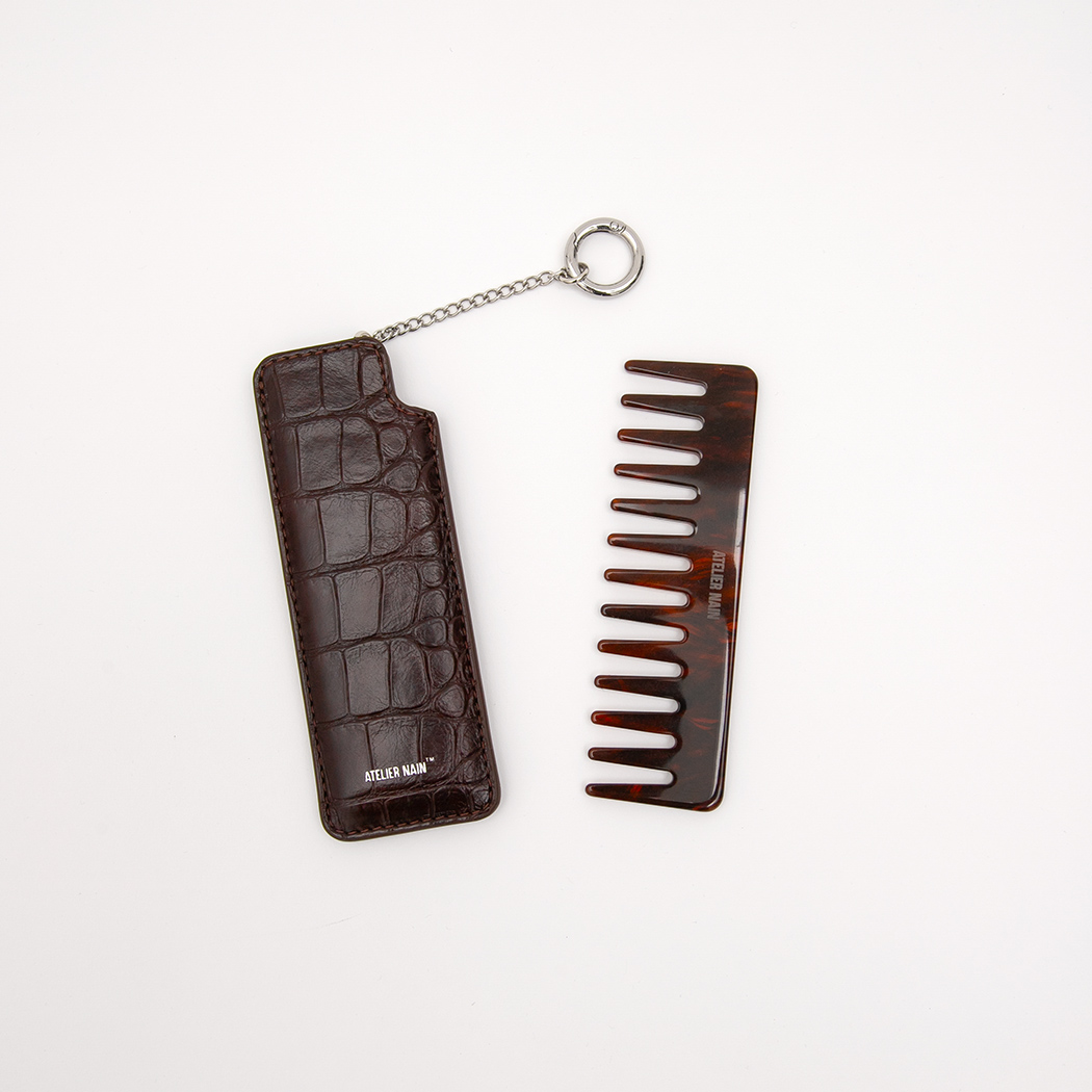 （KR-0014）CROCO POCKET COMB KEYRING