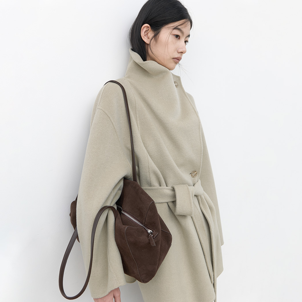 （Z-CT-1460）TOQUE WOOL HANDMADE HALF COAT S