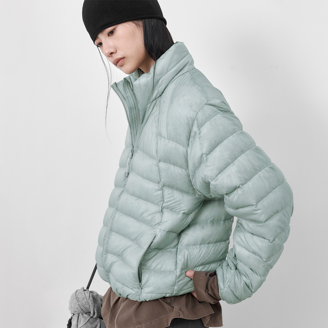 (JP-620)LIGHT WEIGHT HIGH NECK DUCK DOWN