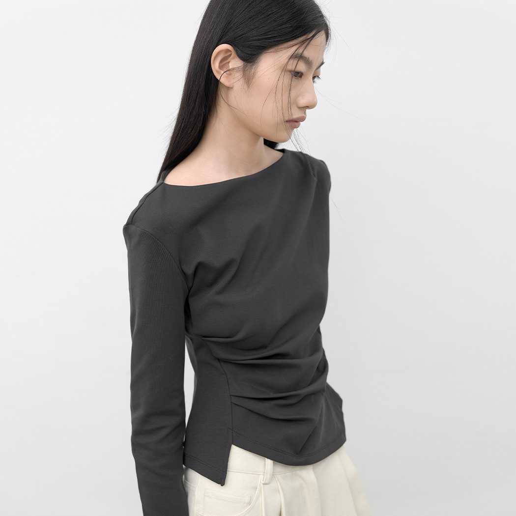 （Z-BL-4287）LOND2 WAIST TUCK BLOUSE