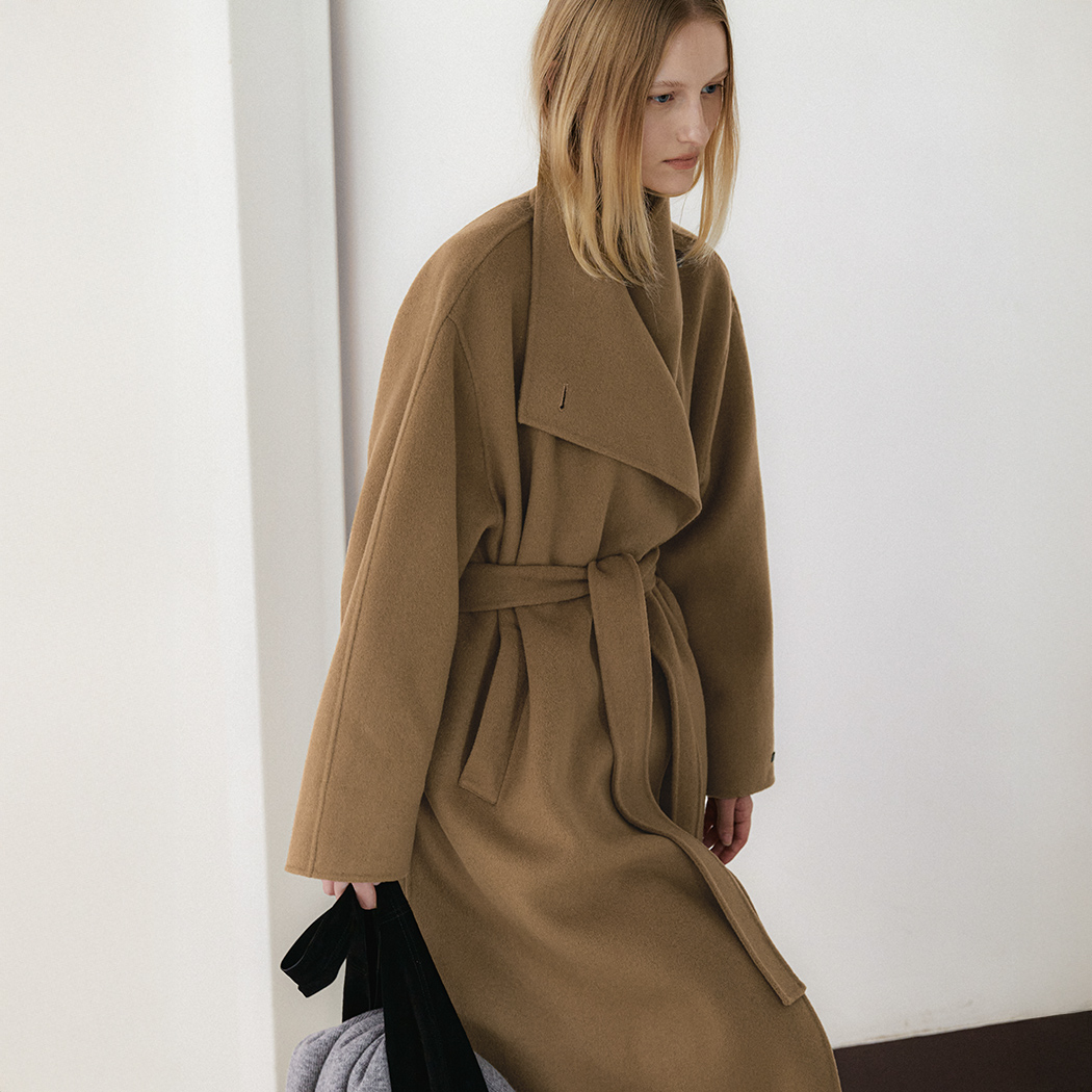 （Z-CT-1440）TOQUE WOOL HANDMADE COAT S