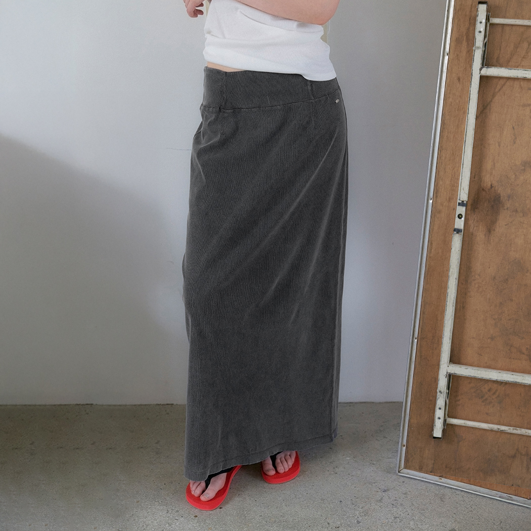 （SK-5133）PIGMENT JERSEY MAXI SKIRT