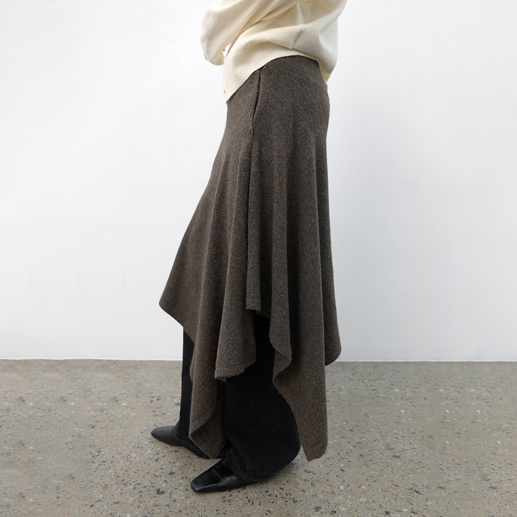 (SK-5137)MULTIWAY OPEN SKIRT&SCARF